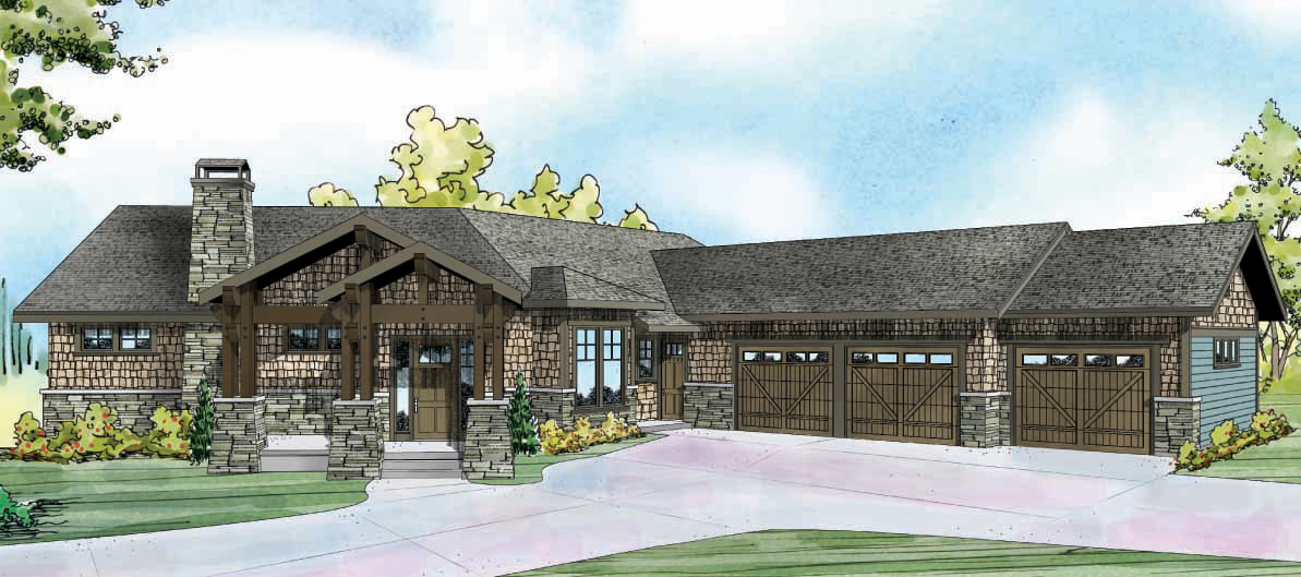 Northbrook 30-898 House Plan Northbrook 30-898, Shingle House Plan, Craftman Home Plan