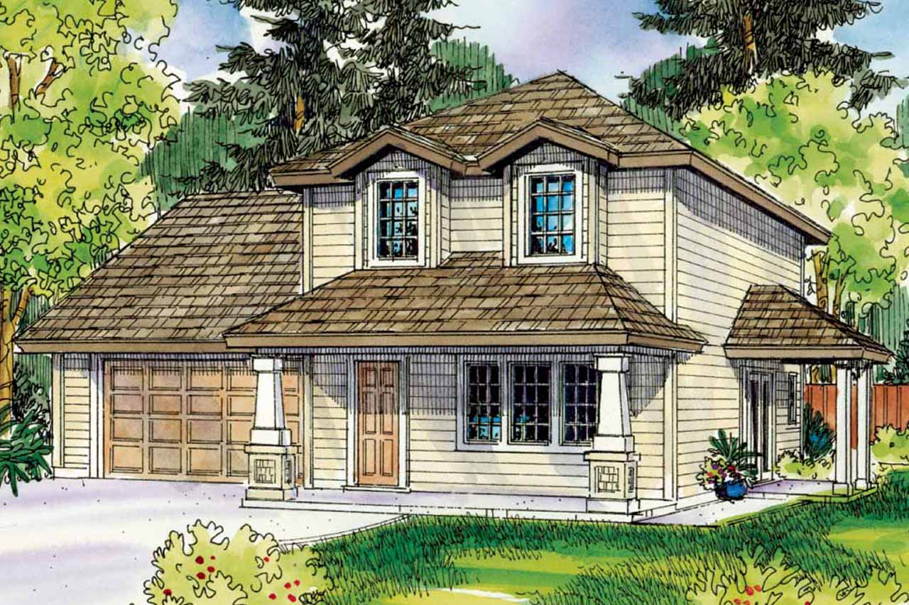 Country House Plan, Cottage Home Plan, Molalla 30-685