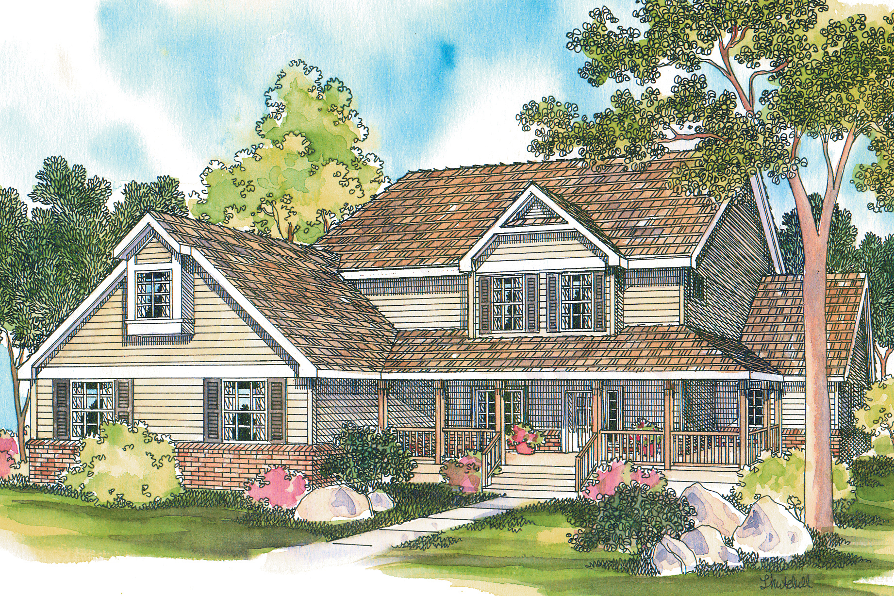 Featured House Plan of the Week, Country House Plan, Home Plan, Clayton 10-292