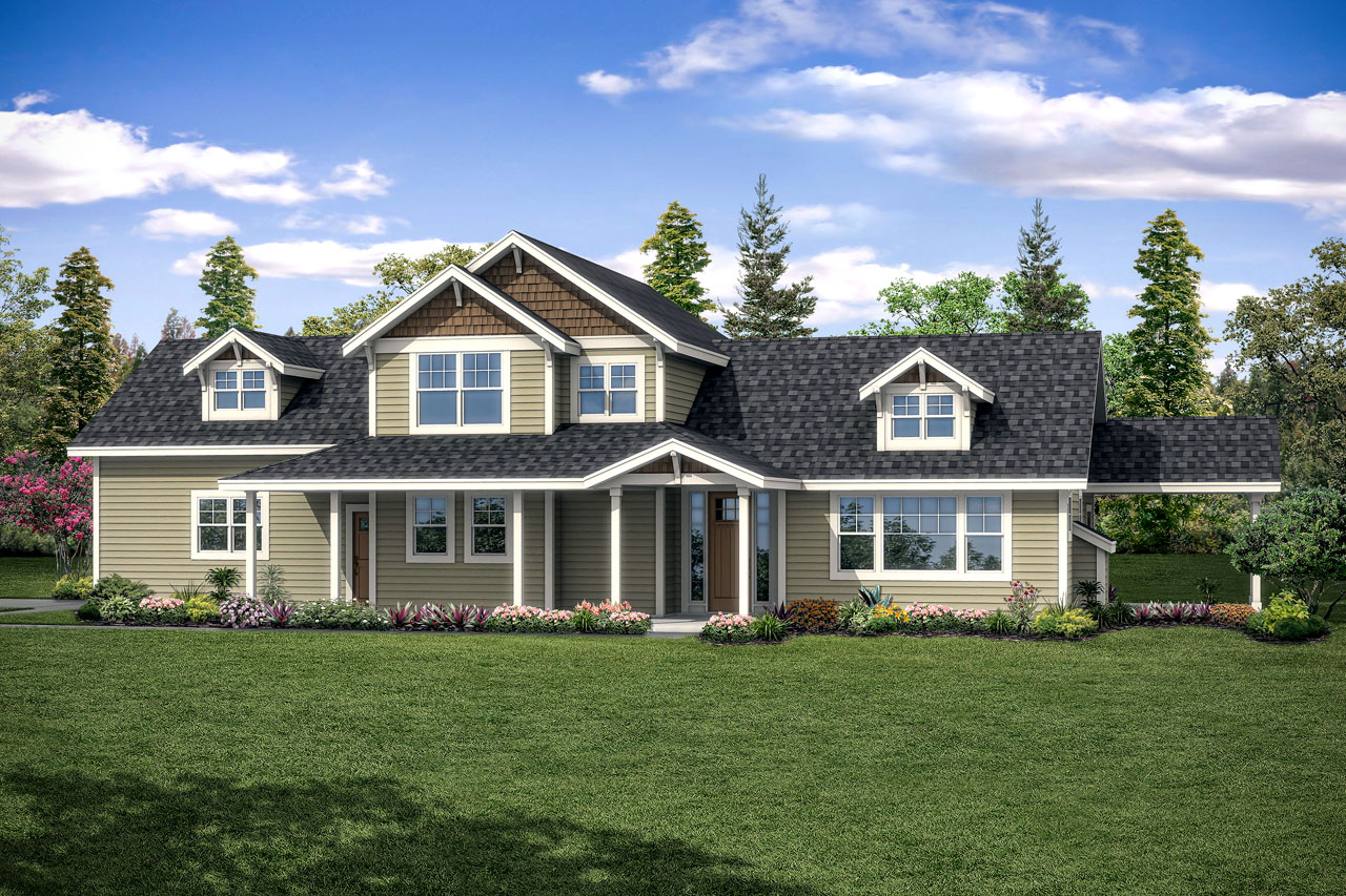 New House Plan, Country Home Plan, Fairhaven 31-077