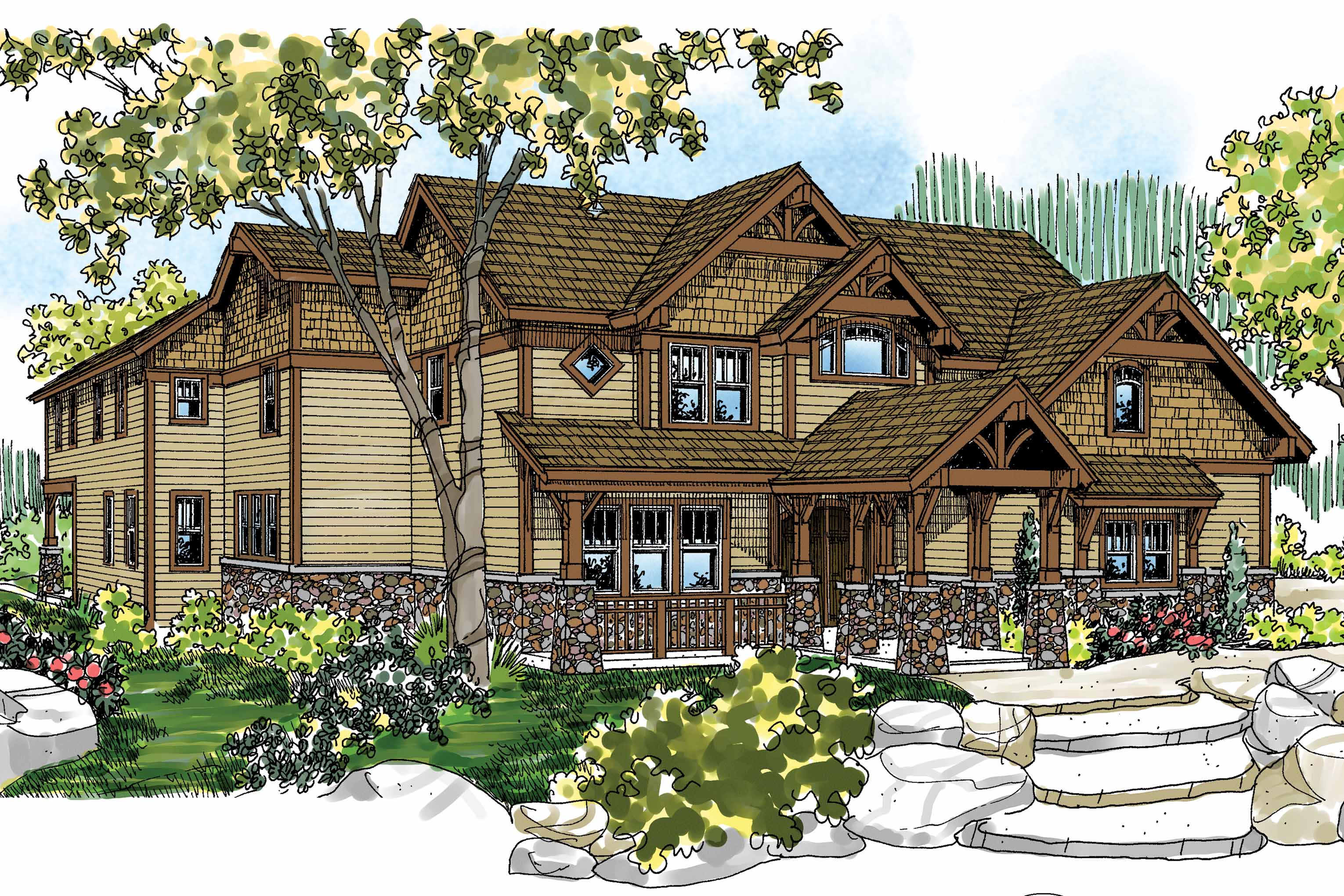 Featured House Plan of the Week, Craftsman Home Plan, Breckenridge 30-483