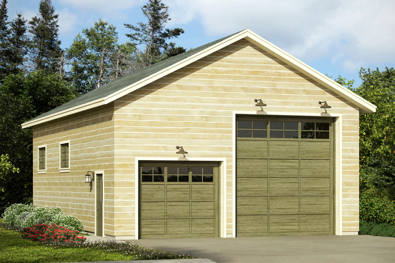 Garage 20-093 Garage with RV Carport, Garage Plan, RV Parking, Garage Design, Garage 20-093