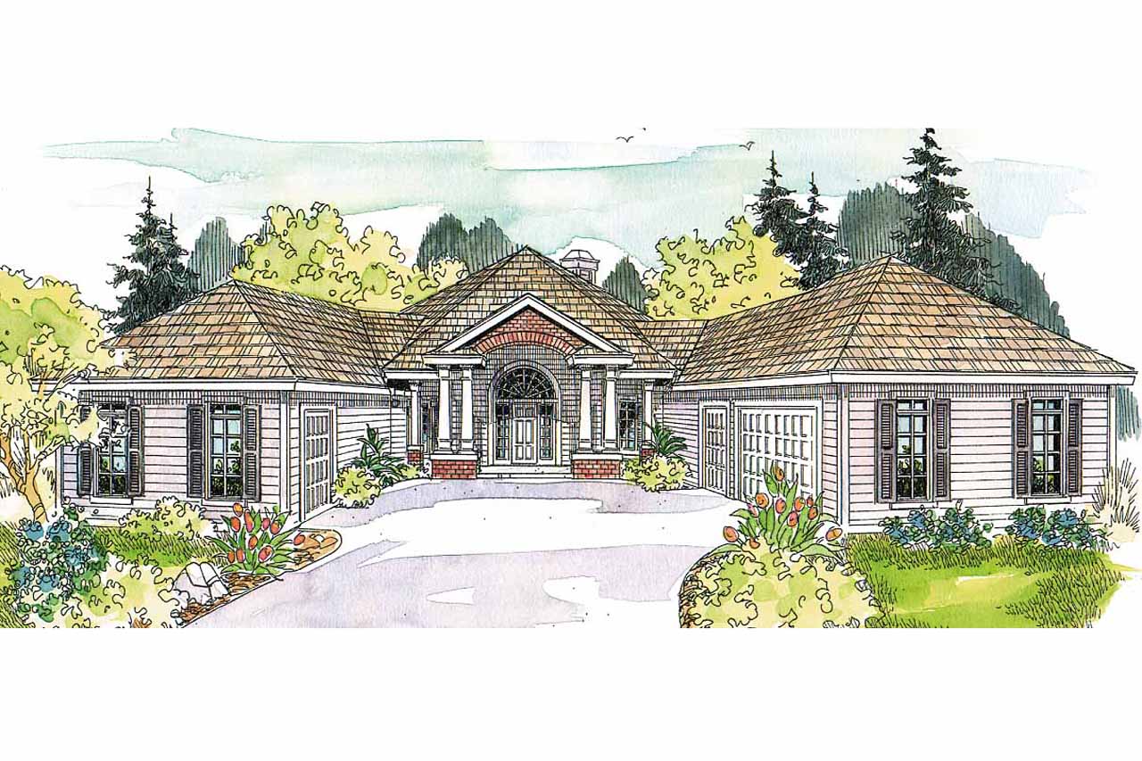 Georgian House Plan, Home Plan, Myersdale 10-453, Featured House Plan of the Week
