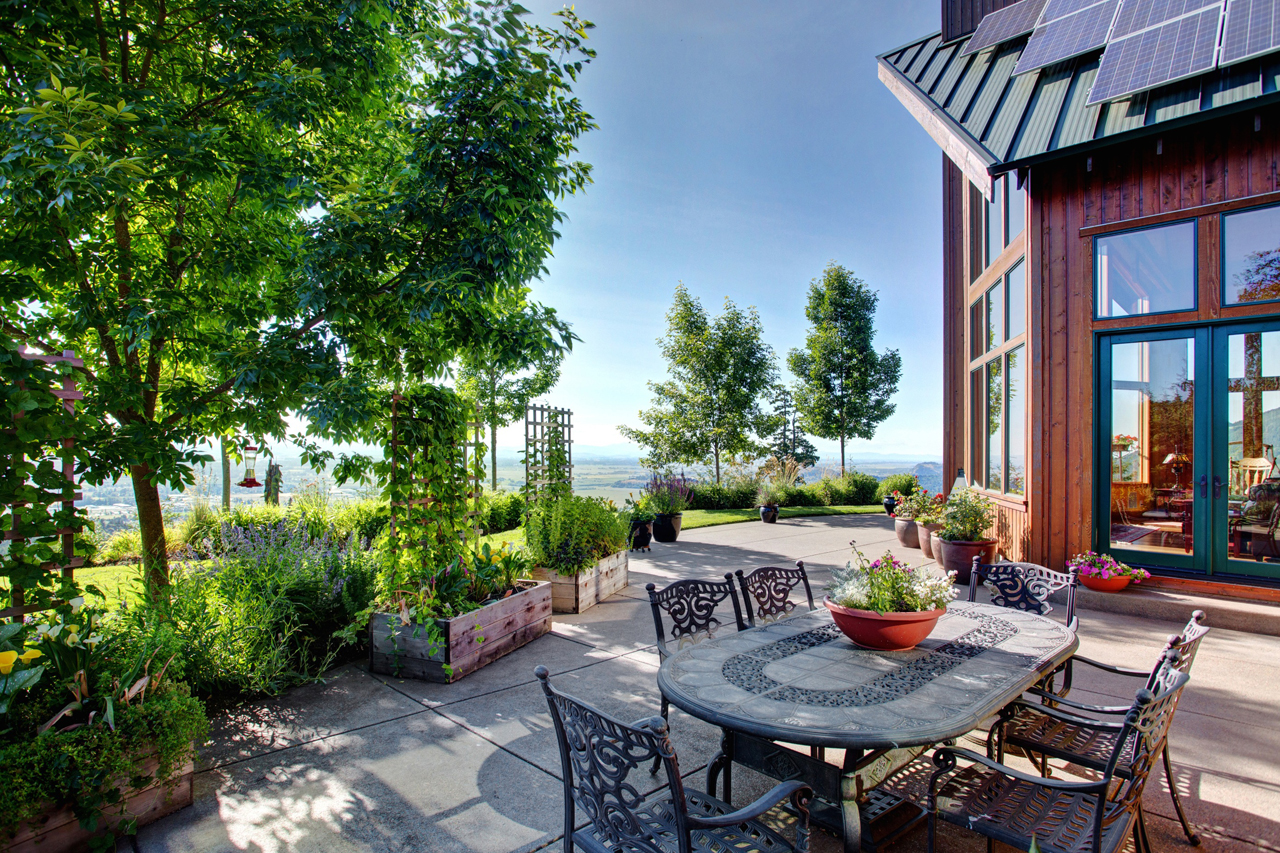 Coeur D'Alene Patio Chalet House Plan, View Lot House Plan, Home Plan, Coeur D'Alene 30-634, Photo, Patio