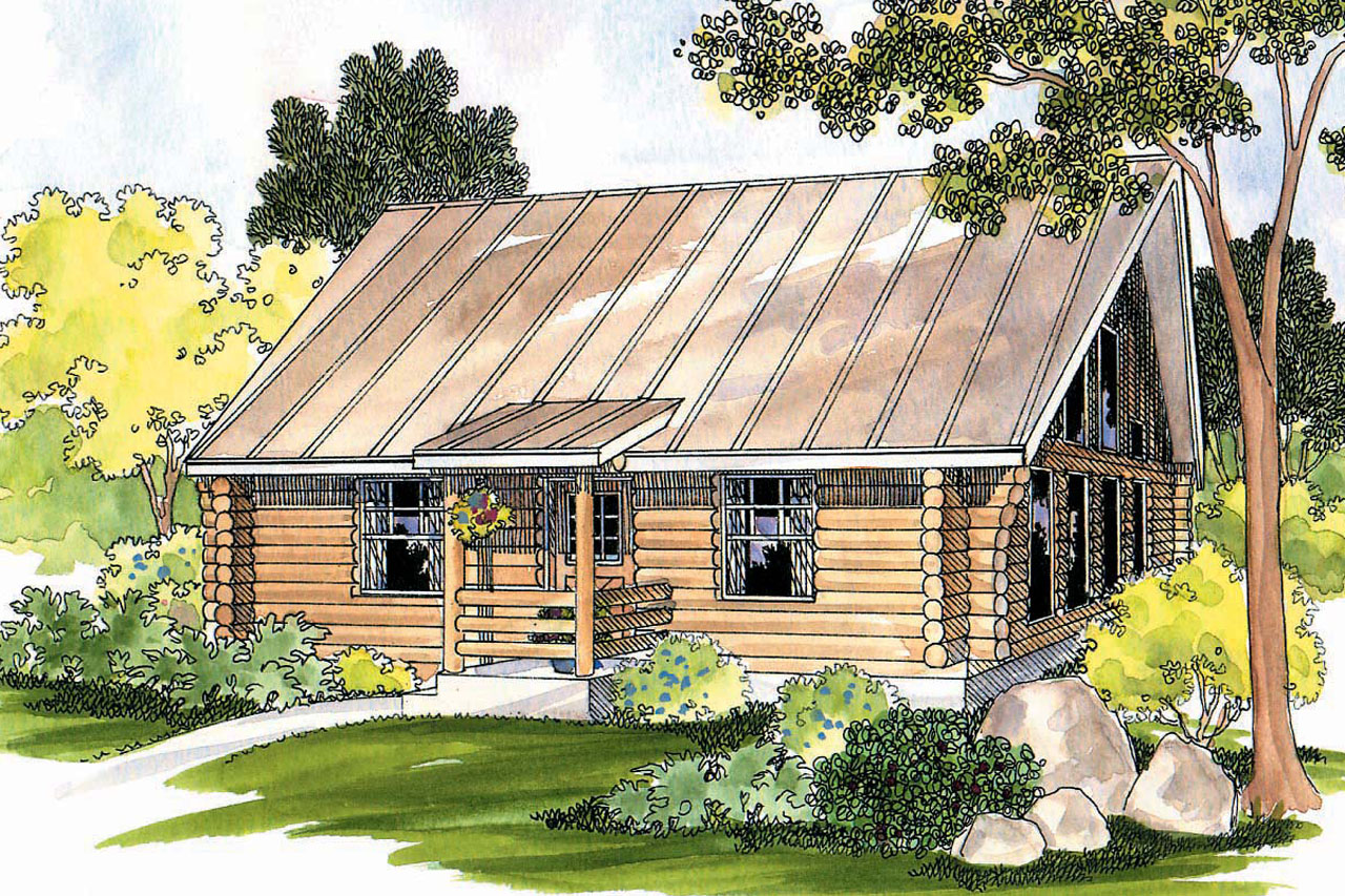 Featured House Plan of the Week, Log Home Plan, Cabin Plan, House Plan, Clarkridge 30-267