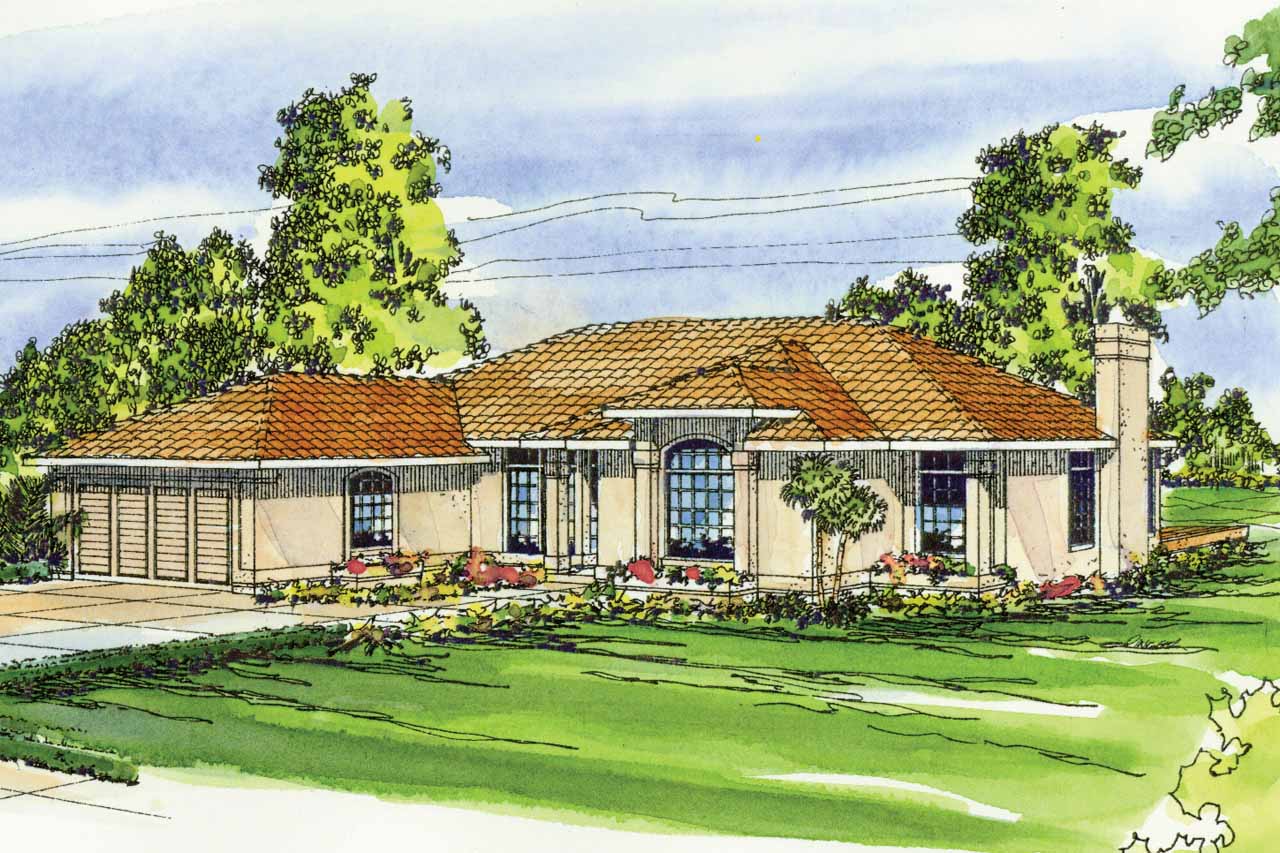 Mediterranean House Plan, Home Plan, Plainview 11-079, Featured House Plan of the Week