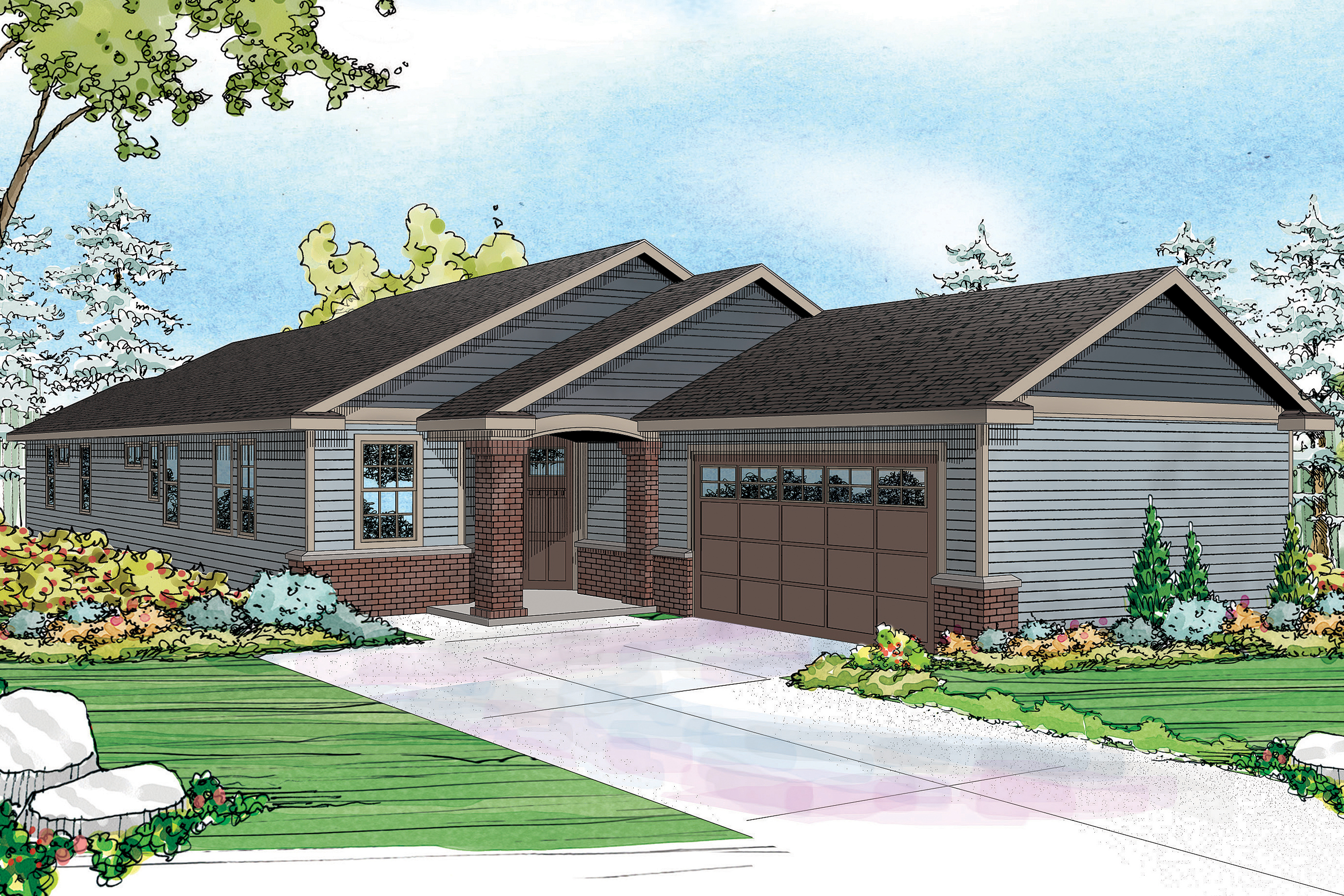Ranch House Plan, Home Plan, Featured House Plan of the Week, Alton 30-943